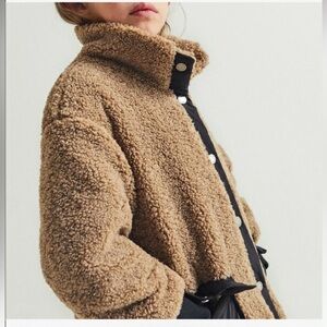 Zara Kids/Womens Size Contrasting Fleece Jacket